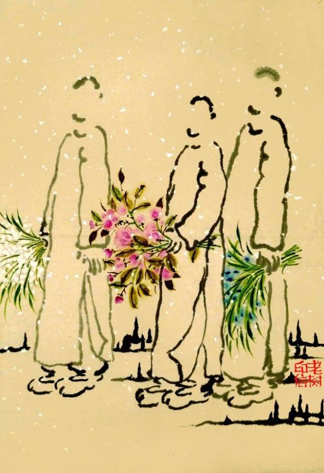 老树绘画新作短诗，时代背景下的艺术魅力展现