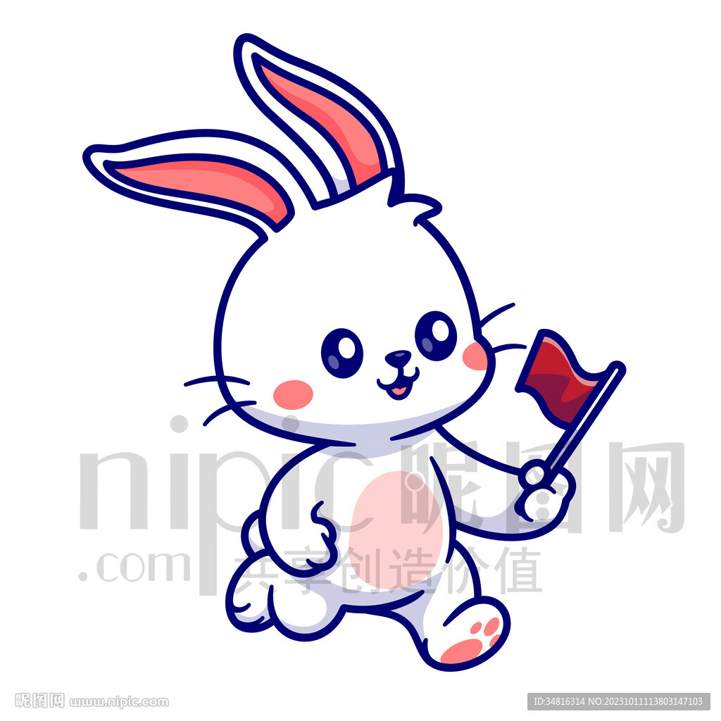 动漫小白兔，跃动的勇气与学习的魔力之旅