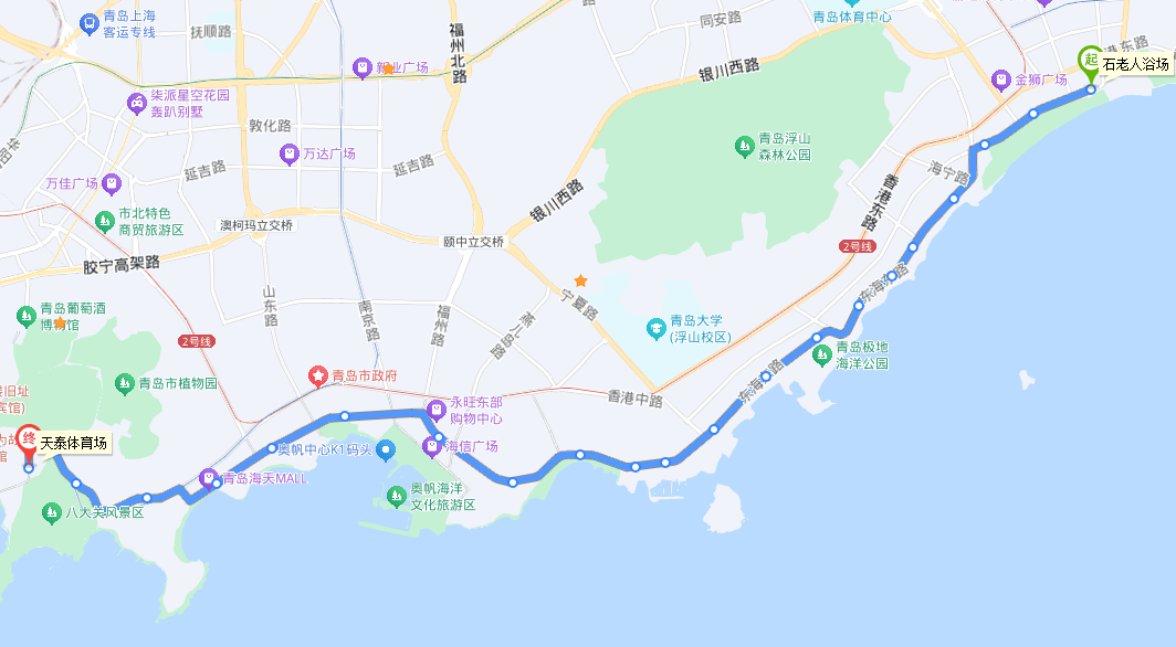 青岛最新公交线路图，探索自然美景，寻找内心宁静之旅