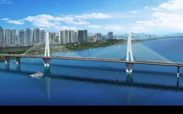 清远北江四桥最新进度，科技桥梁展现未来生活艺术连接梦想